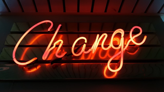 change signage